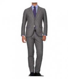 Essential Mid Charcoal Wool Suit
