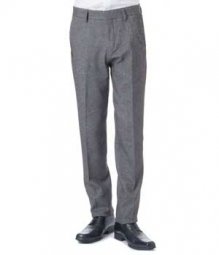 Essential Mid Charcoal Wool Pants
