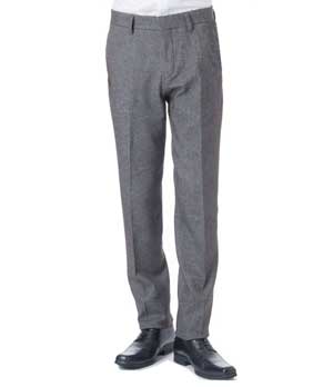 Essential Mid Charcoal Wool Pants : HarrySuits, Custom Suits
